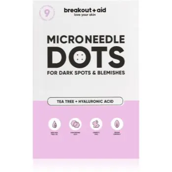 breakout + aid Microneedle Dots tratament local cu microace pentru pete întunecate cauzate de acnee