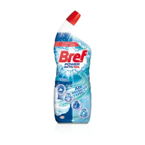 Bref Solutie gel pentru WC, 700 ml, Power Aktiv Gel Ocean