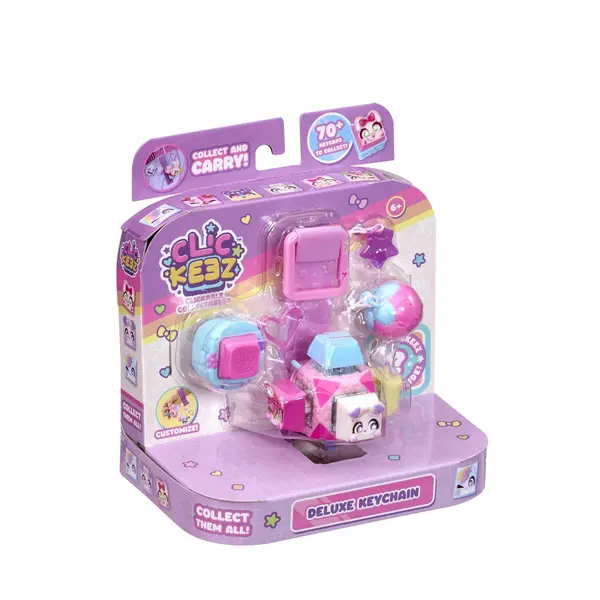 Breloc clickeez cu 13 accesorii