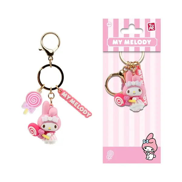 Breloc cu pandantiv si curea, Yume, Hello Kitty and Friends, Tea Party Series, My Melody
