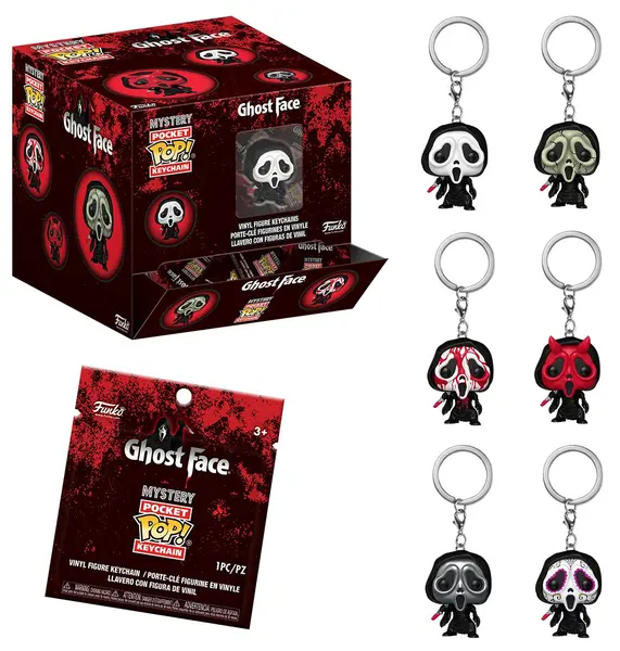 Breloc Funko Pocket POP! Movies: Scream - Ghost Face, Blind Bag, sortiment