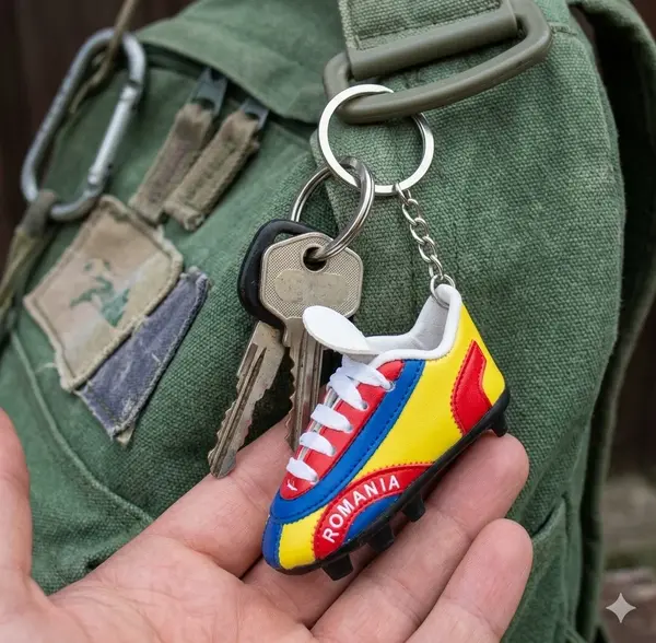 Breloc gheata de Fotbal Tricolor SVR90