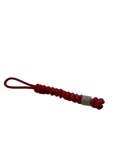 Breloc / Lanyard Paracord Rosu Reflectorizant Talon Micro Diamond Camo Silver Drop Zone - Default Title