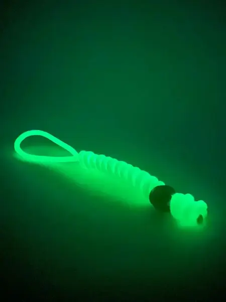 Breloc / Lanyard Paracord Talon Skull Micro Alb Fosforescent Glow In The Dark - Default Title