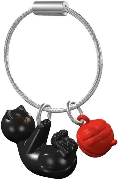 Breloc Metalmorphose - Playing Cat