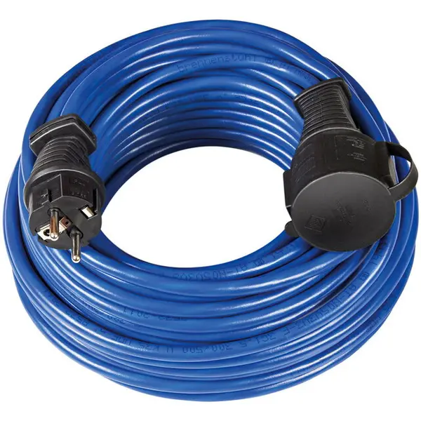 Brennenstuhl Cordon prelungitor Brennenstuhl BREMAXX, IP44, lungime 10 m, IP44, AT-N05V3V3-F 3G1.5, Albastru