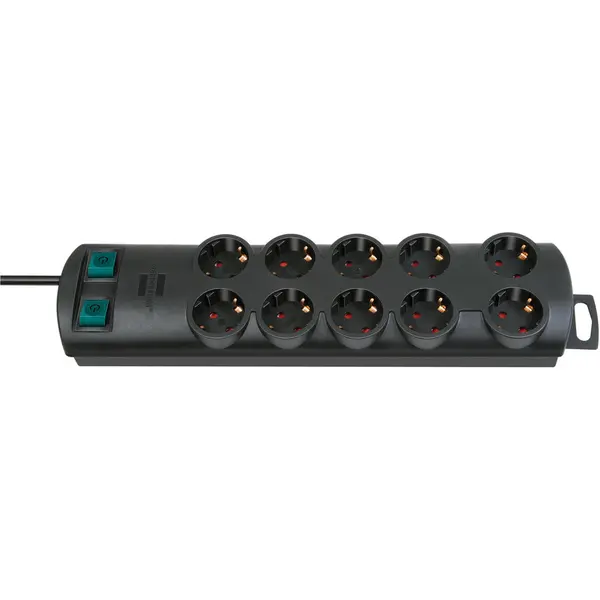 Brennenstuhl Multipriza Brennenstuhl Primera-Line Technics 10 prize, Intrerupator, 2m, Negru