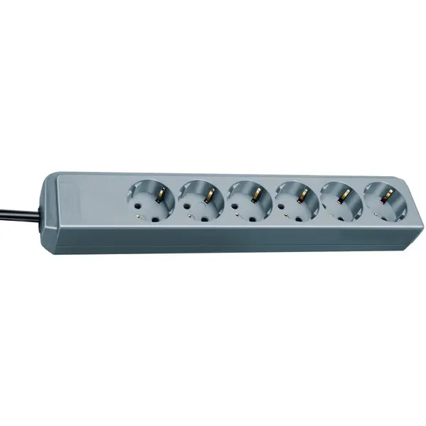 Brennenstuhl Prelungitor Brennenstuhl Eco-Line 6 prize, 1.5m H05VV-F 3G1,5 Gri
