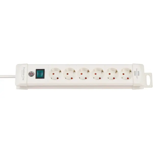 Brennenstuhl Prelungitor Brennenstuhl Premium-Line 6 prize , 3 m, Alb
