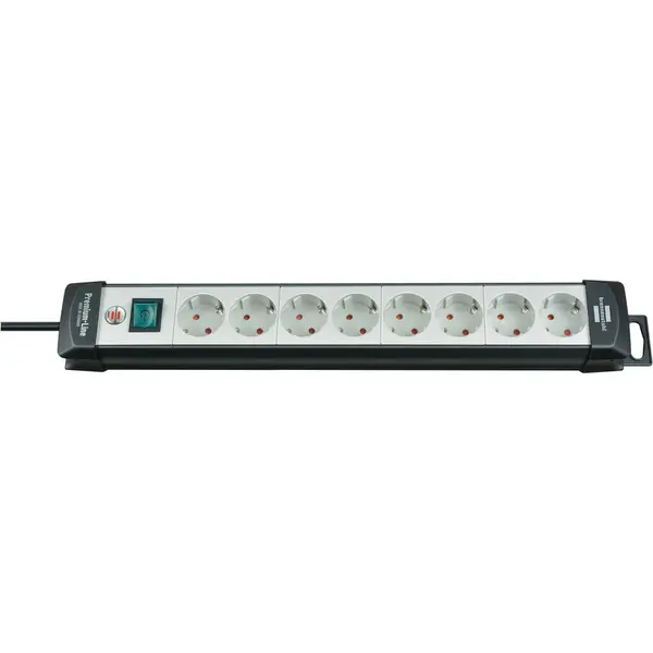 Brennenstuhl Prelungitor Brennenstuhl Premium-Line, cu intrerupator, 8 prize, protectie supratensiune, cablu H05VV-F 3G1.5mm, 3m