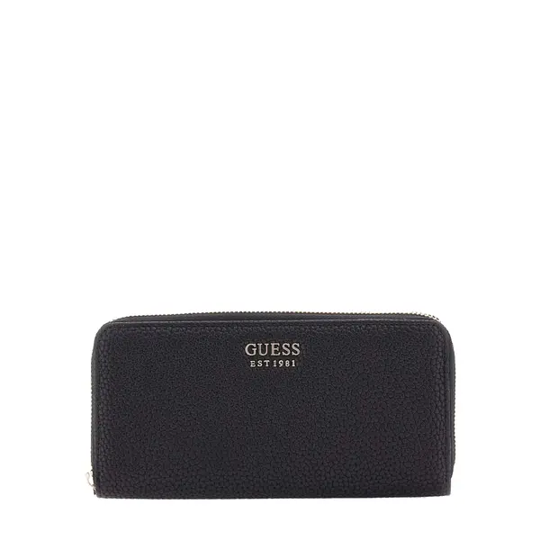 Brenton large zip around wallet black