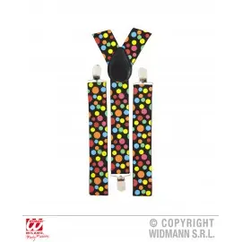 Bretele buline multicolore