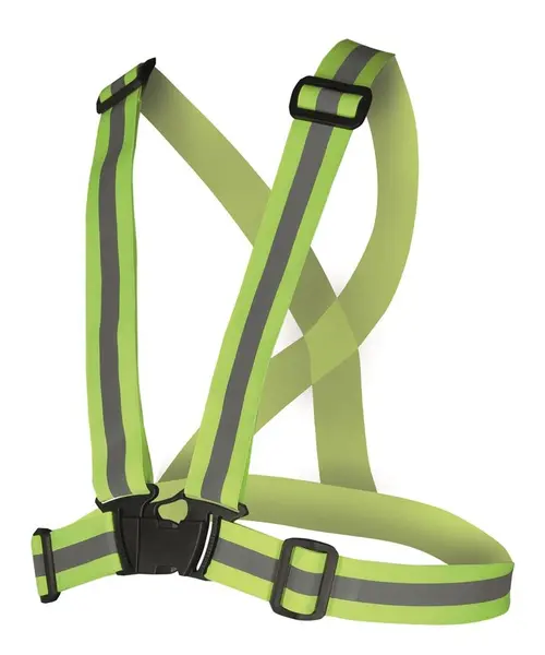 Bretele elastice reflectorizante, culoarea galben, Ardon GALBEN FLUO