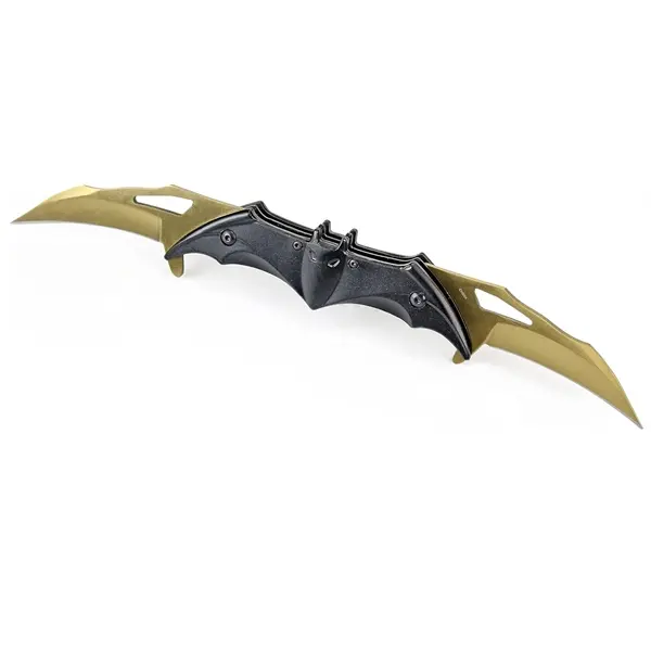 Briceag cu doua taisuri, DEPOX , auriu, 32 cm