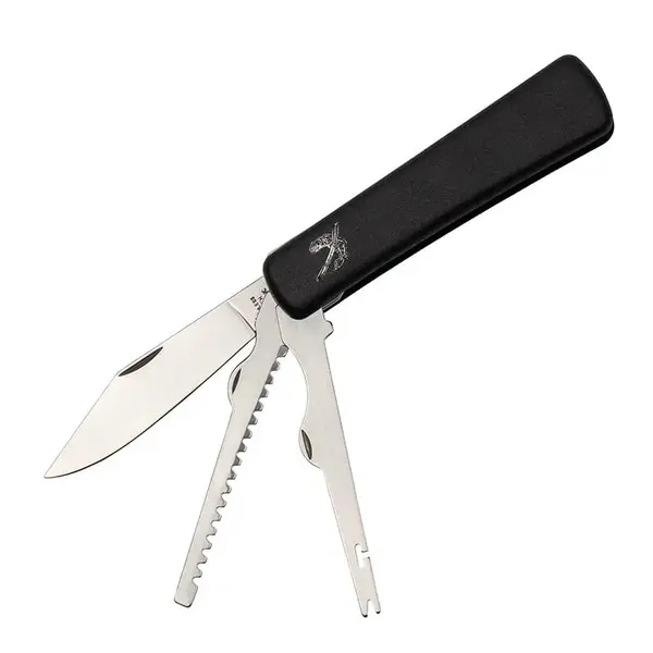 Briceag de buzunar DEPOX , Fisherman Tool, otel inoxidabil, 17.5 cm, negru