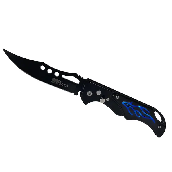 Briceag de vanatoare DEPOX , Fire Blade, flacari albastre