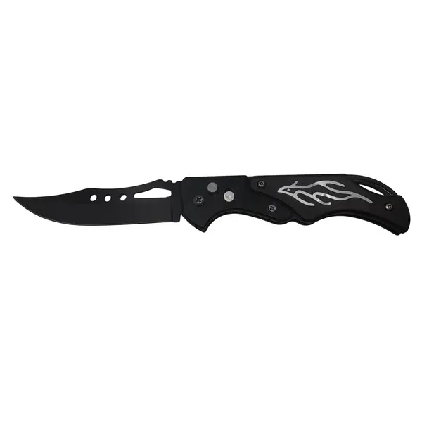 Briceag de vanatoare DEPOX , Fire Blade, otel inoxidabil, 21.5 cm, argintiu
