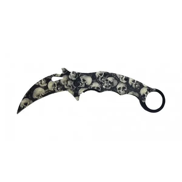 Briceag de vanatoare DEPOX , karambit, Skull-Trooper, 20 cm