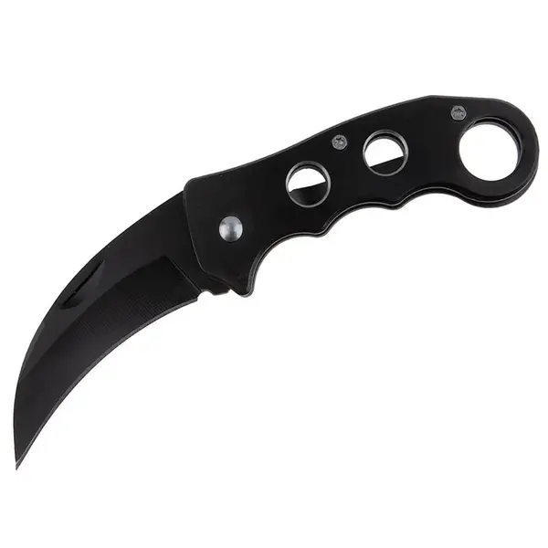 Briceag de vanatoare DEPOX , Liberty Claw, karambit extensibil, 14.5 cm, negru