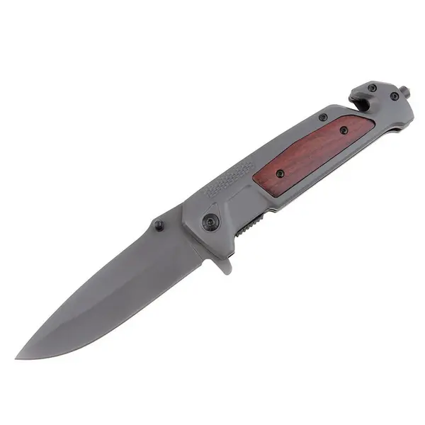 Briceag de vanatoare DEPOX , Major Assault, otel inoxidabil, 23 cm, argintiu