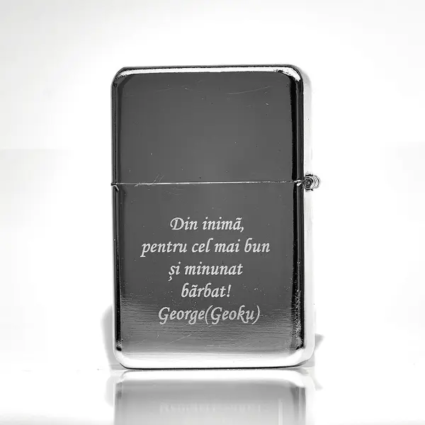 Bricheta metalica personalizata Gravata cu mesaj