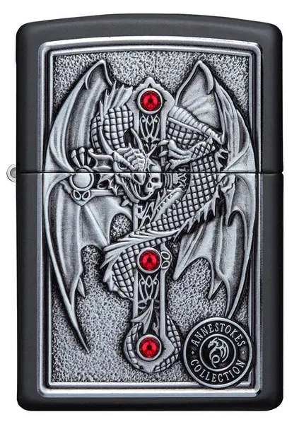 Bricheta Zippo - Anne Stokes, Gothic Guardian Emblem