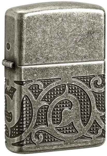 Brichetă Zippo Armor - Antique Silver Pattern Design