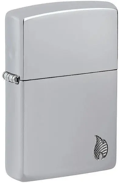 Brichetă Zippo Armor - Chrome Flame Design
