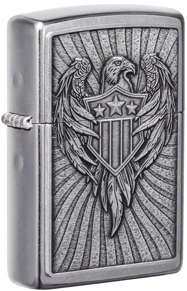 Brichetă Zippo - Eagle Shield Emblem Design