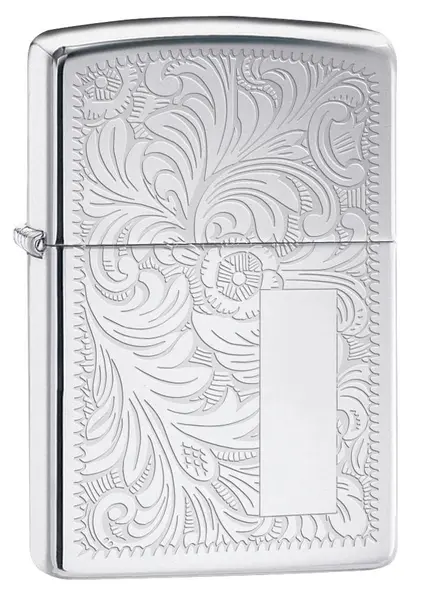Bricheta Zippo Venetian, crom lustruit
