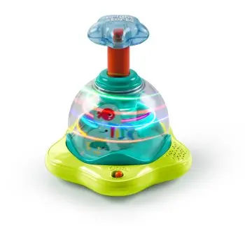 Bright Starts Press & Glow Spinner jucărie cu activități cu melodie