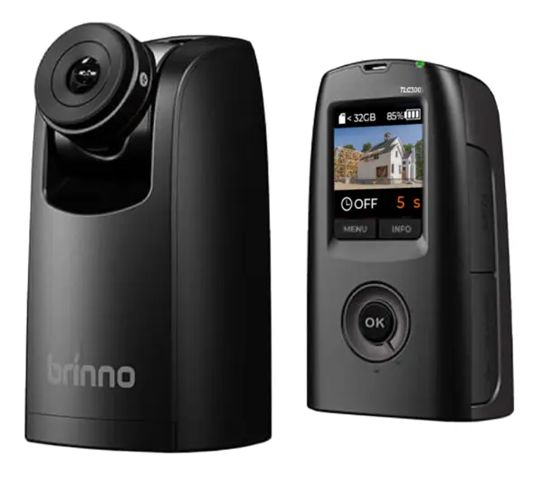 Brinno TLC300 Camera Time Lapse, Full HD 1080p, Senzor HDR, Ecran IPS, Programare Zilnica, Autonomie 100 Zile