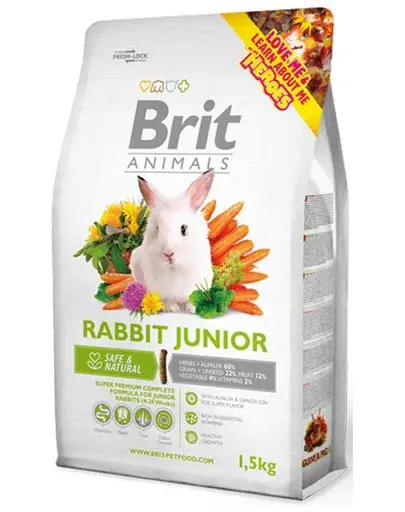 BRIT ANIMALS Rabbit Junior Complete 1,5 kg hrana iepurasi tineri