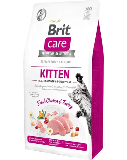 BRIT Care Cat Grain-Free Kitten Growth & Development hrana uscata pentru pui de pisica sau femele gestante, 7 kg