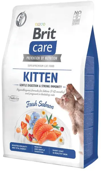 BRIT CARE Hrană uscată pentru KITTEN, Gentle Digestion & Strong Immunity