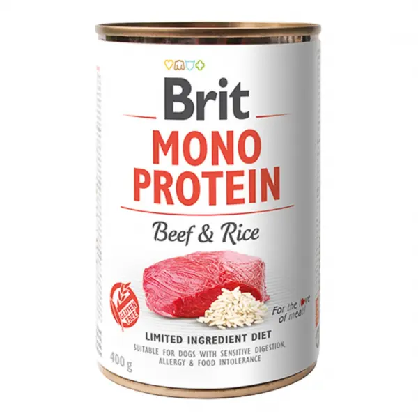 Brit Mono Protein Beef Rice 400 g