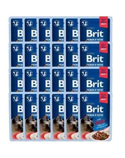 BRIT Premium By Nature Fillets in Gravy for Sterilized Cats cu miel 24x85g hrana umeda pisici sterilizate