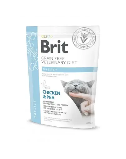 BRIT Veterinary Diets Cat Obesity 400 g Hrana pisici adulte supraponderale