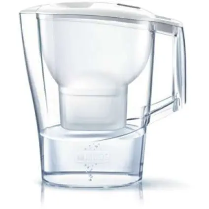BRITA Cana filtranta BRITA Aluna Cool White, 2.4L, indicator digital, fara BPA, compatibila MAXTRA PRO