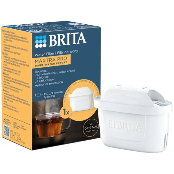 BRITA Filtru apa dura Brita Maxtra Pro Hard Water Expert, 150 l, 4 etape, plastic, Alb