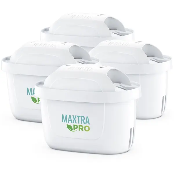 BRITA Set 4 filtre de apa BRITA MX+ Pro Pure Performance, plastic, alb, 150l