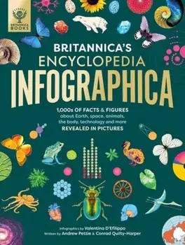 Britannica's Encyclopedia Infographica. 1,000s of Facts & Figures-about Earth, space, animals, the body, technology & more-Revealed in Pictures, Hardback/Conrad Quilty-Harper