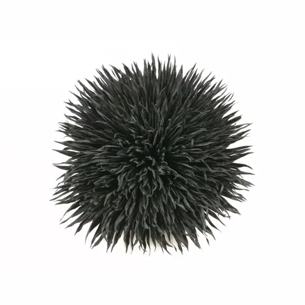 Brosa dama floare volumetrica bej neagra