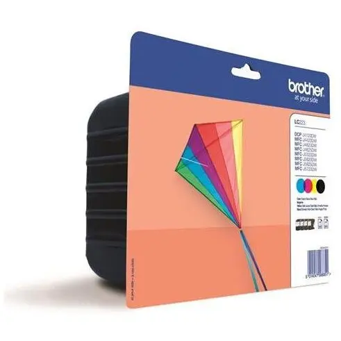 brother Brother Cartus Imprimanta LC223VALBP Negru, Cyan, Magenta, Galben