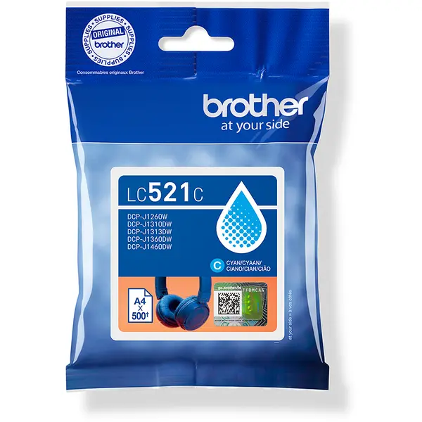 brother Brother LC521C Cyan Inkjet Cartridge