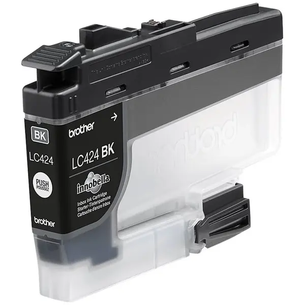 brother Cartus cerneala Brother LC424BK, Negru, 750 pagini, Original