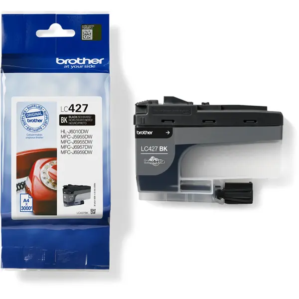 brother Cartus cerneala Brother LC427BK, Original, Negru, 3000 Pagini