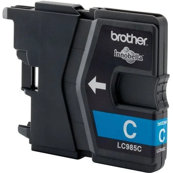 brother Cerneala Brother LC985C cyan | 260pgs | DCPJ125/J315w/J515w/J220/J265w/J410J415w