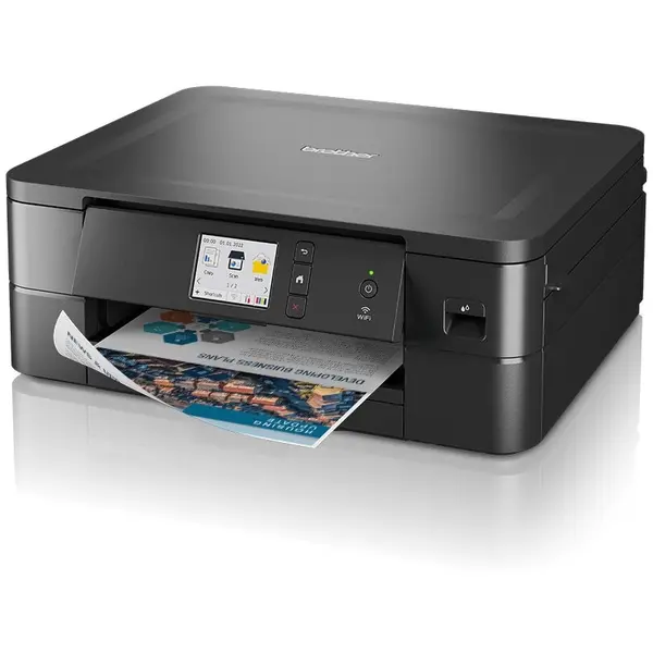 brother Imprimanta, Brother, DCP-J1140DW Inkjet A4, 6000 x 1200 DPI, 17 pagini pe minut, Wi-Fi, (DCPJ1140DWRE1), Negru