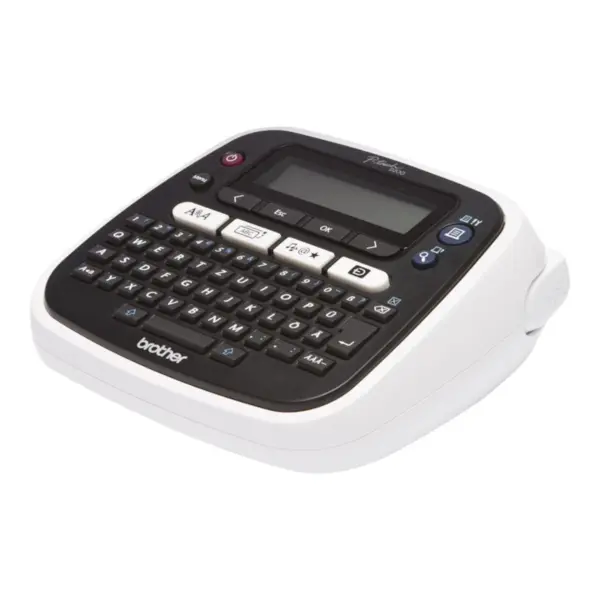 brother Imprimanta de etichete, Brother P-TOUCH D200BWVP, transfer termic, 180 x 180 DPI, 20 mm/sec, Negru/Alb